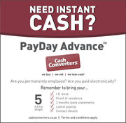 payday advance against your next salary at cashconverters menlyn park